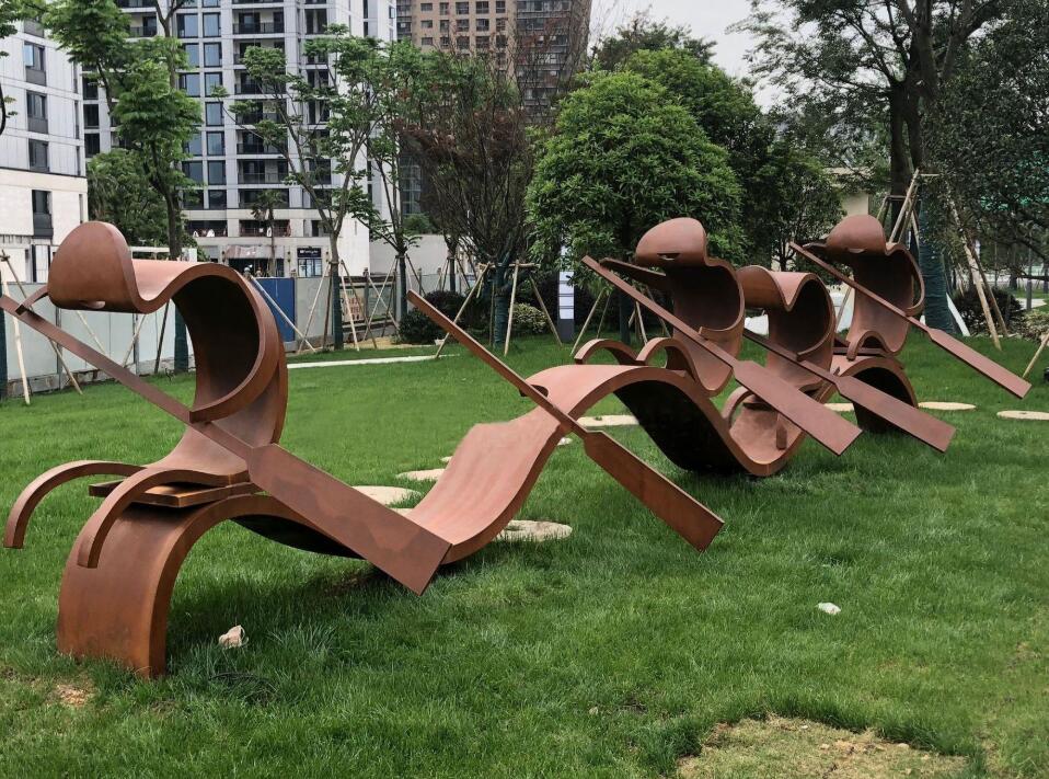 隆子锈钢板造型