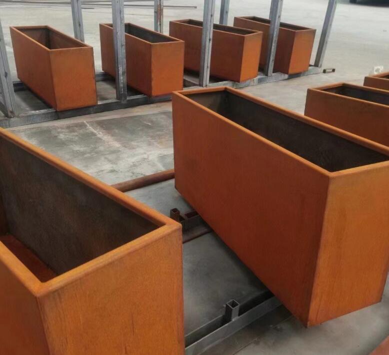 隆子耐候钢花箱